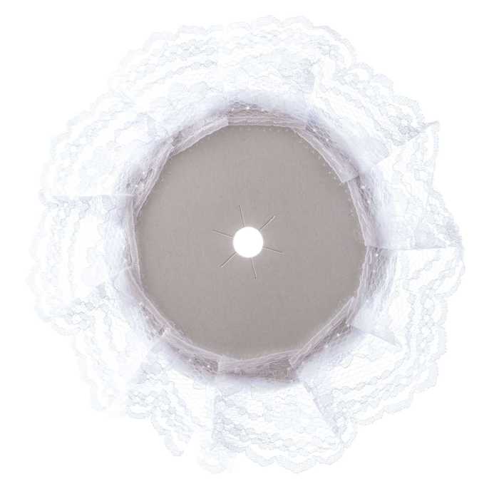 7" Round Mum Backer Card with Lace Hobby Lobby 586750